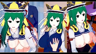 【エロゲーコイカツ！】東方 四季映姫・ヤマザナドゥにおっぱい揉みまくりH！3DCG巨乳アニメ動画&lpar;東方プロジェクト&rpar;【ヘンタイゲーム えいきしき やまざなどぅ】